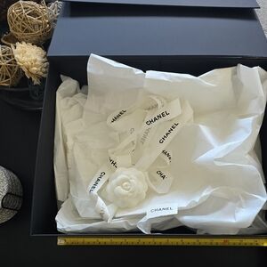 Chanel Gift Box with Ribbon and Flower